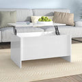 High Gloss White Engineered Wood Coffee Table P43359