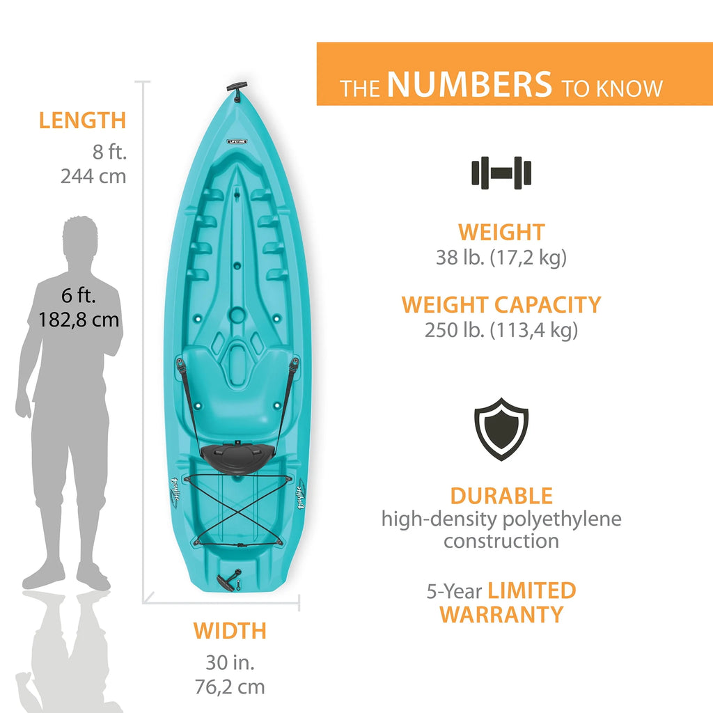 Teal 8 ft Sit-On-top Kayak M81225