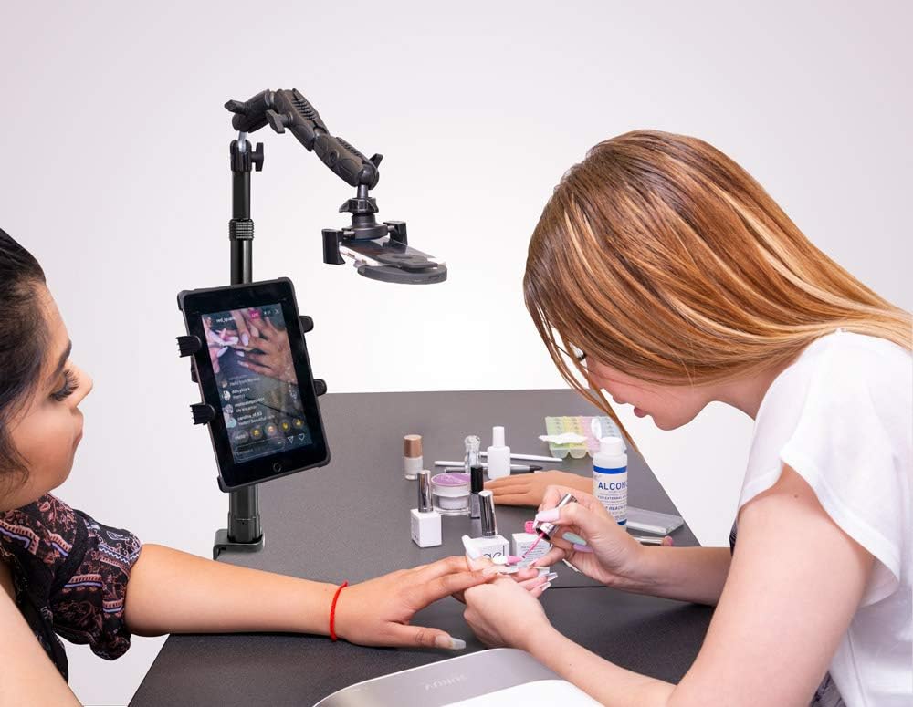 Clamp Phone or Camera Stand with Ring Light X182986