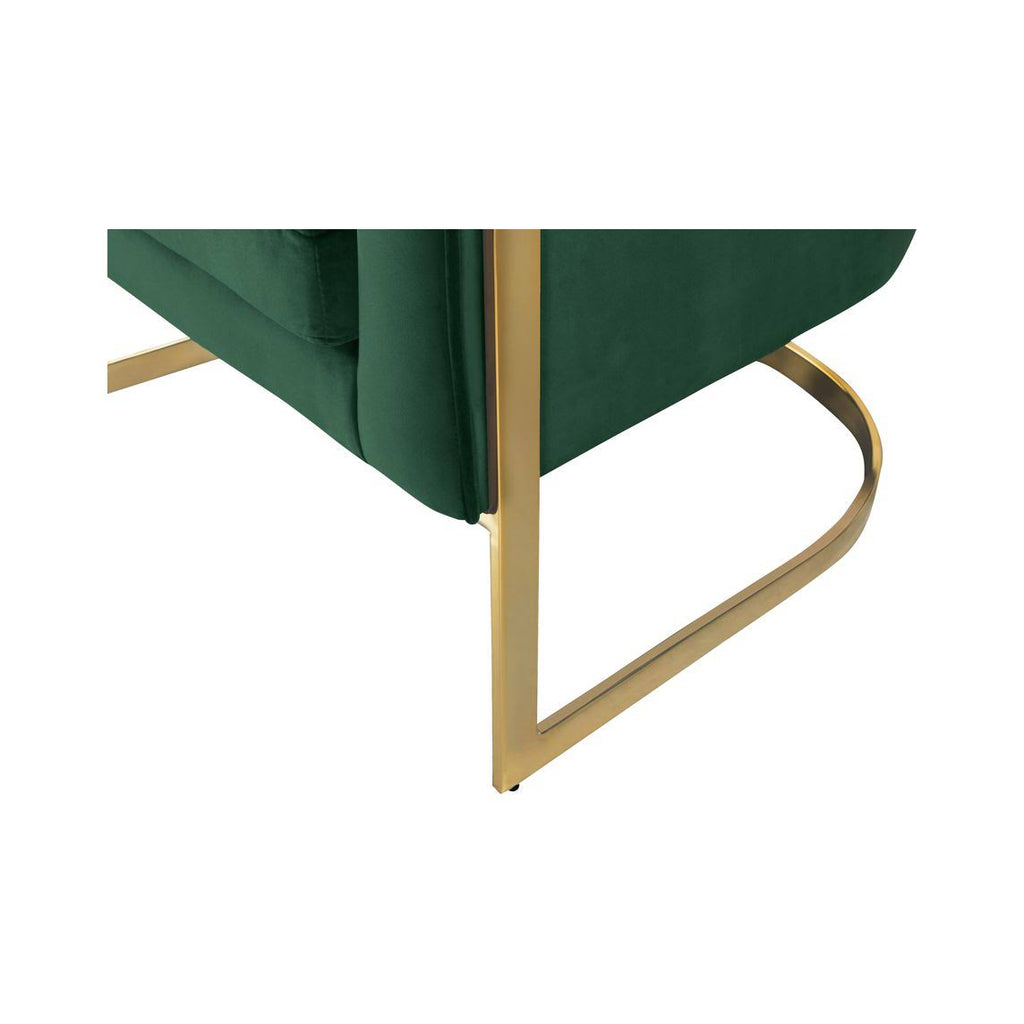Green Velvet Accent Chair T683