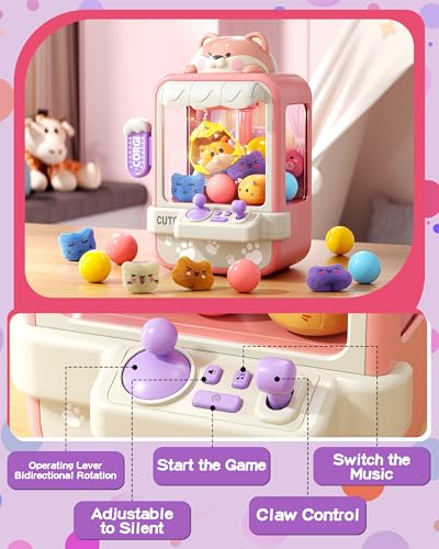 Mini Claw Machine with Music and 35 Mini Toys R388