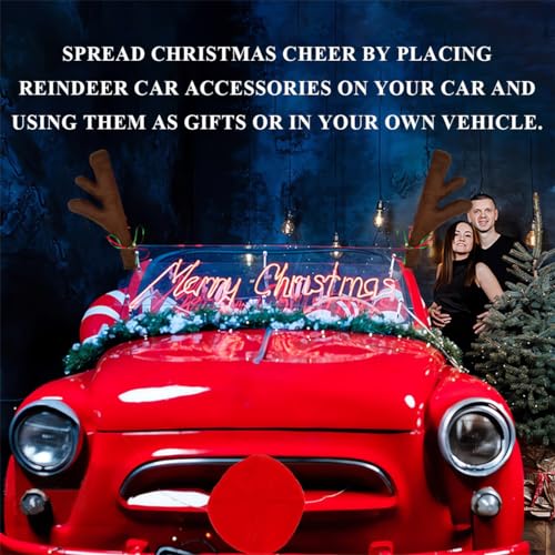 Reindeer Car Kit Antlers Nose Coffee V65904