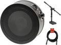 Black Dynamic Capture Mic with Microphone Stand & XLR Cable W79702