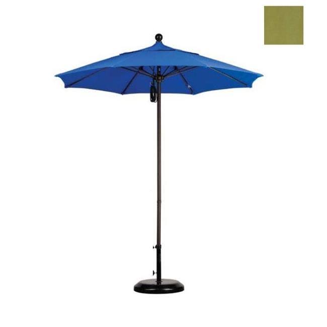 7.5 Ft Fiberglass Market Umbrella Push Open R5669