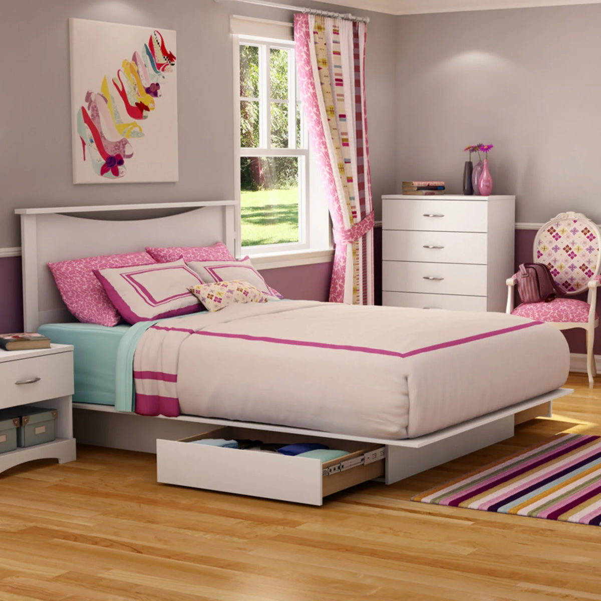 Queen Storage Bed Z85356