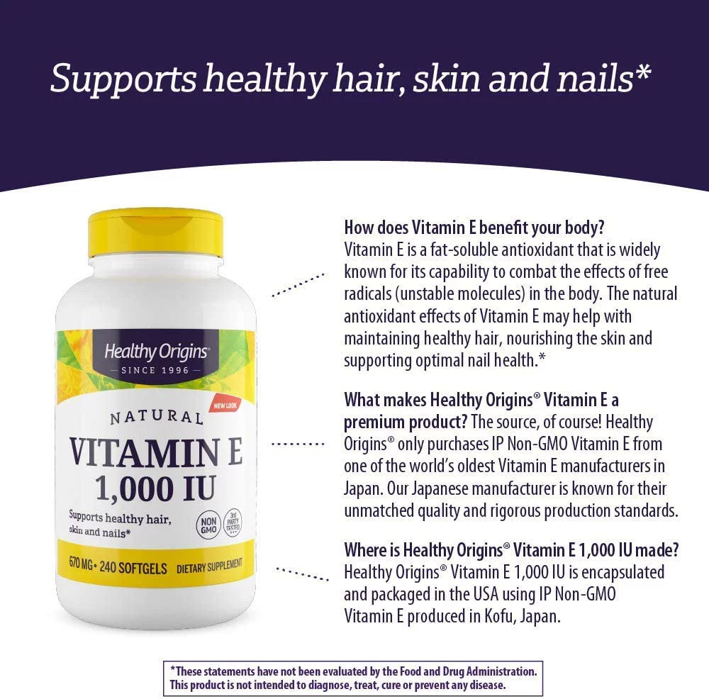 Natural Vitamin E 670 mg 120 Sgels G8336