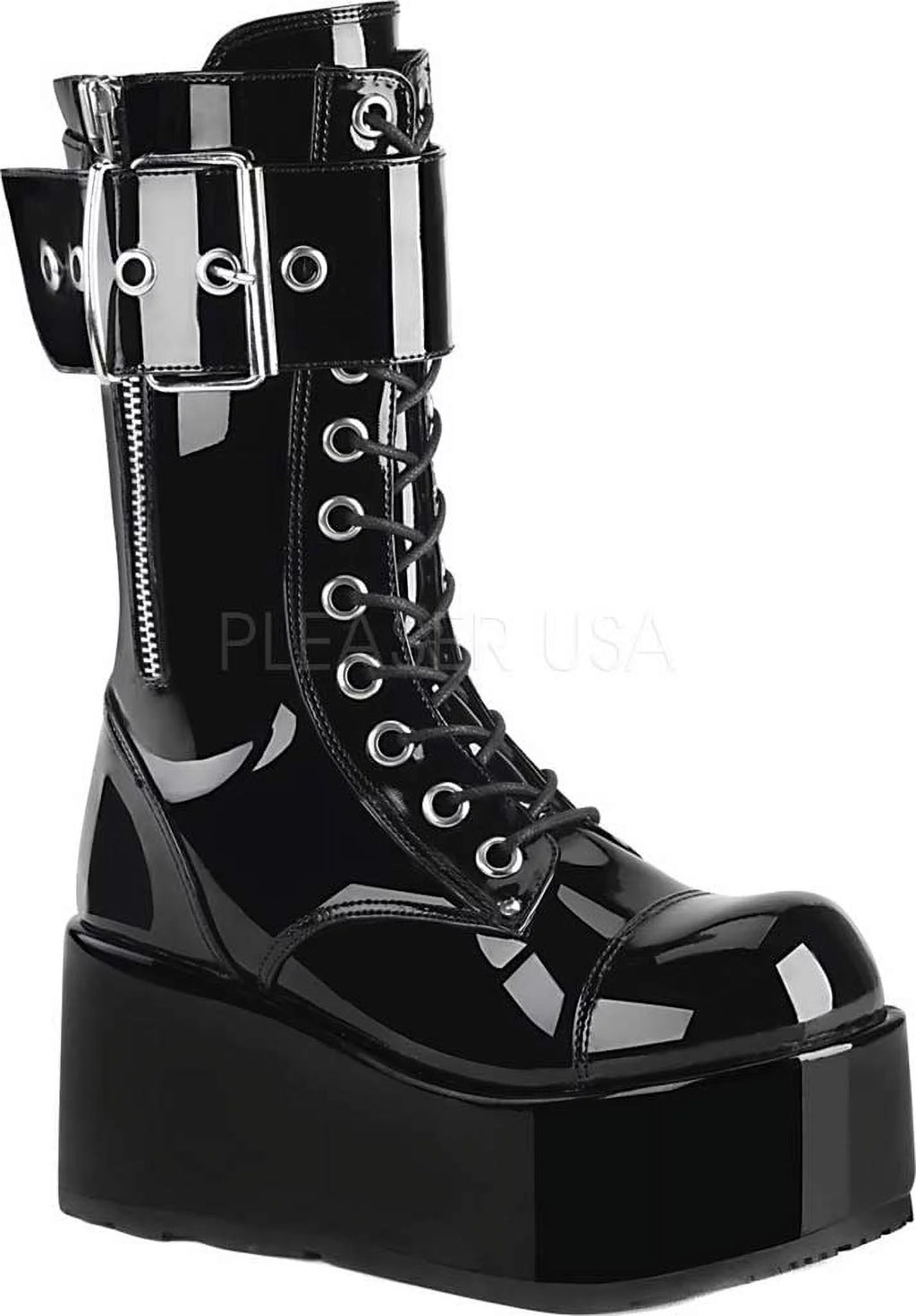 Men's Platform Mid-Calf Boot U356