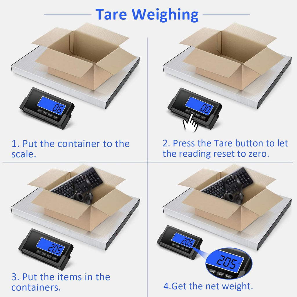 397lb Stainless Steel Digital Shipping Scale Pack of 2 N735854