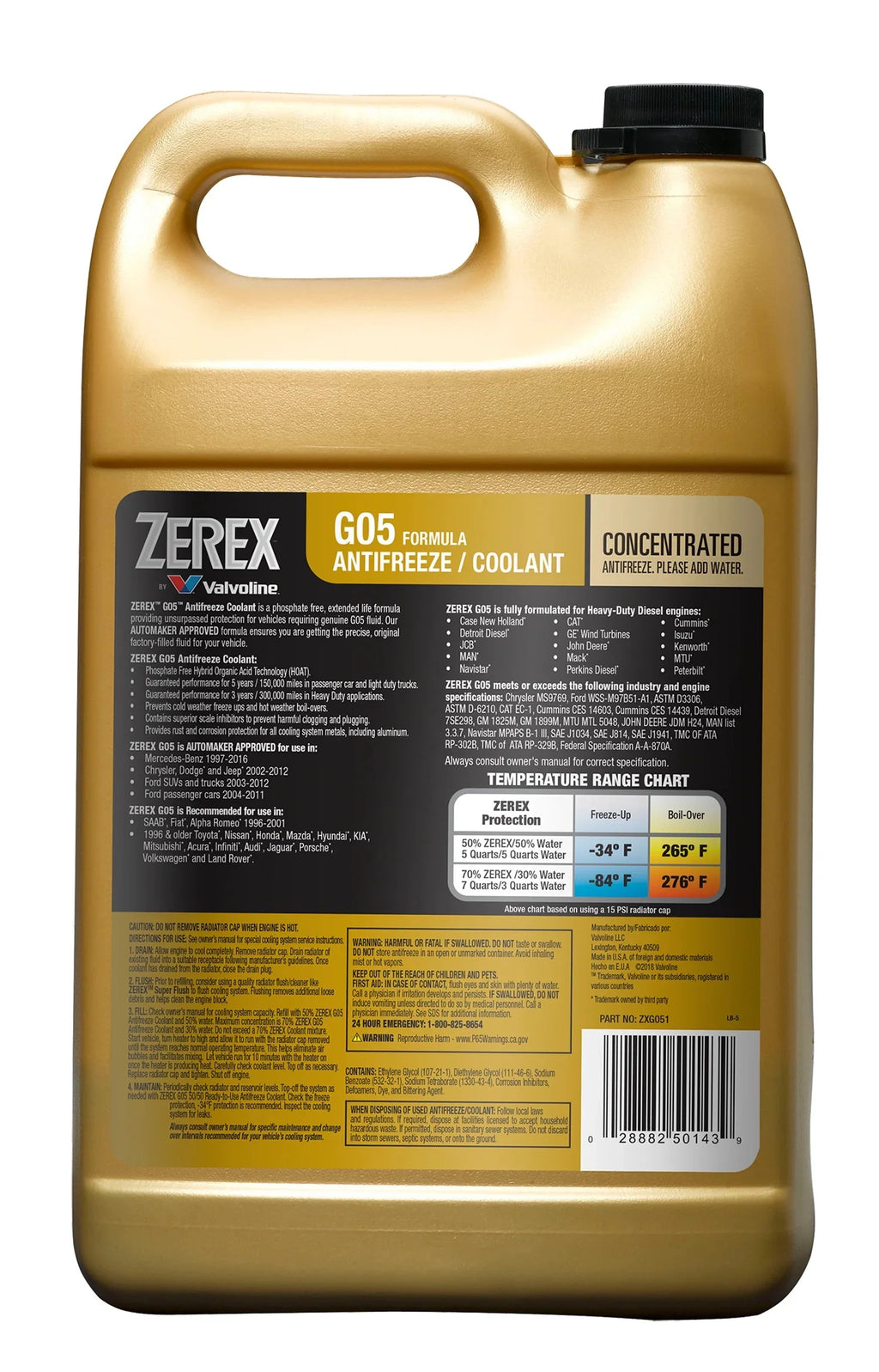 Phosphate Free Antifreeze Coolant Concentrate 1 GA S227503