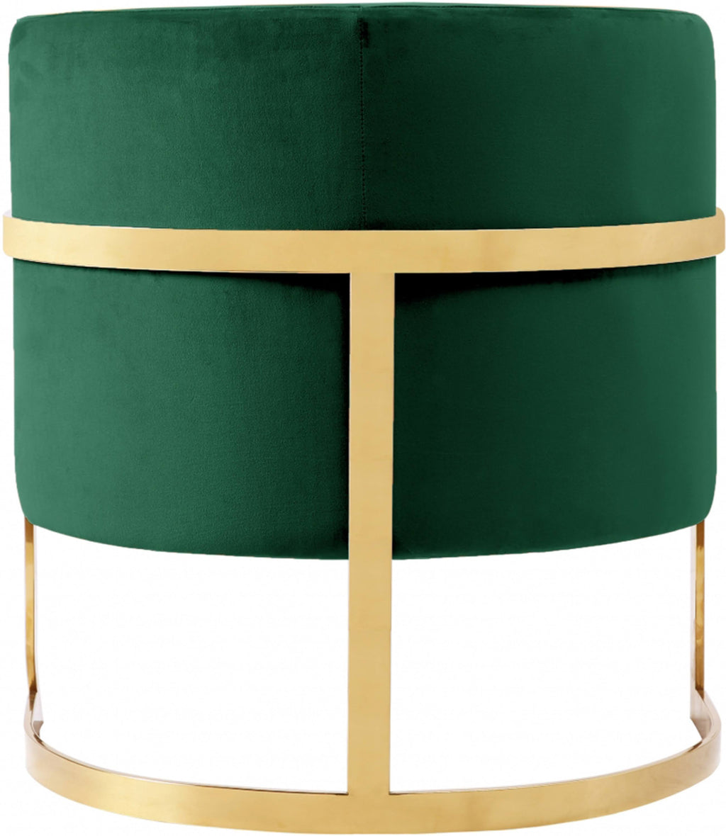 Green Velvet Accent Chair T683