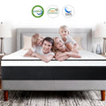 14 inch Gel Memory Foam Pocket Spring Hybrid Mattress V876