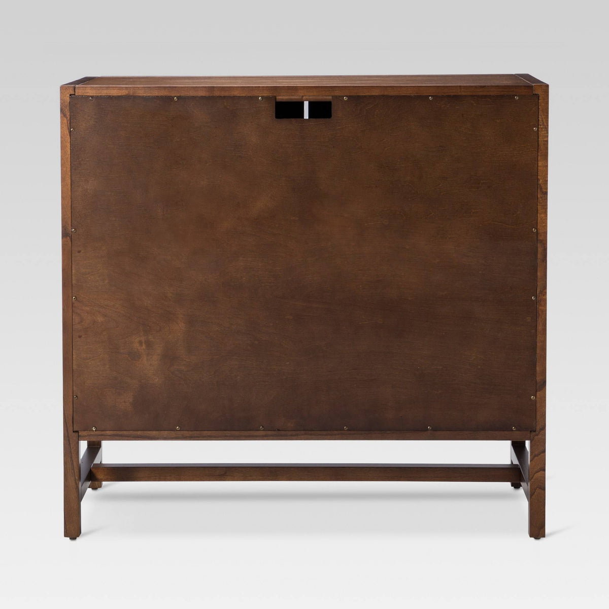 2-Door Wood & Rattan Accent Cabinet O85951