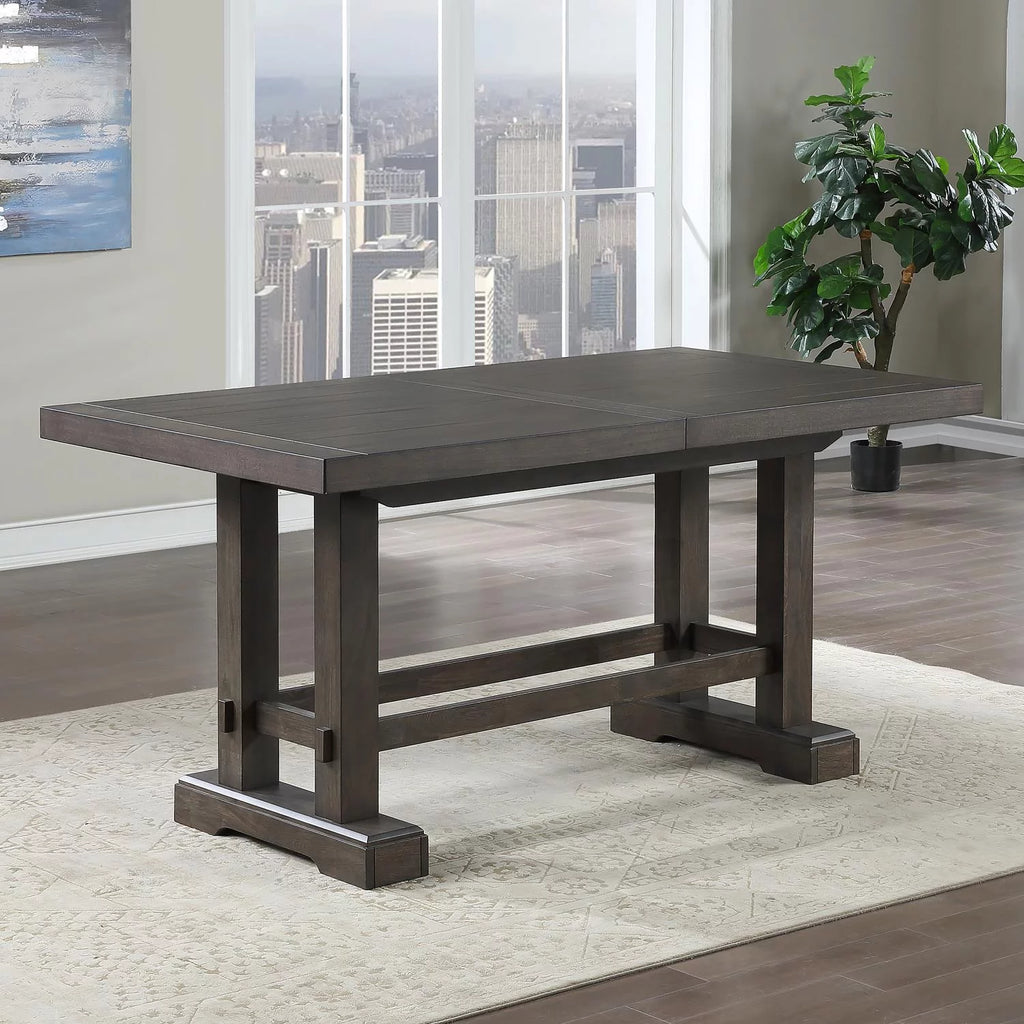 Dusky Cedar Brown 9-piece Counter Height Dining Set N4987