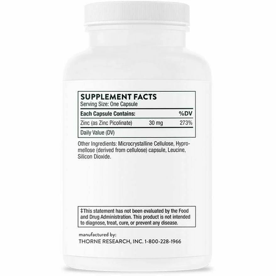 Zinc Picolinate 30 mg B5193