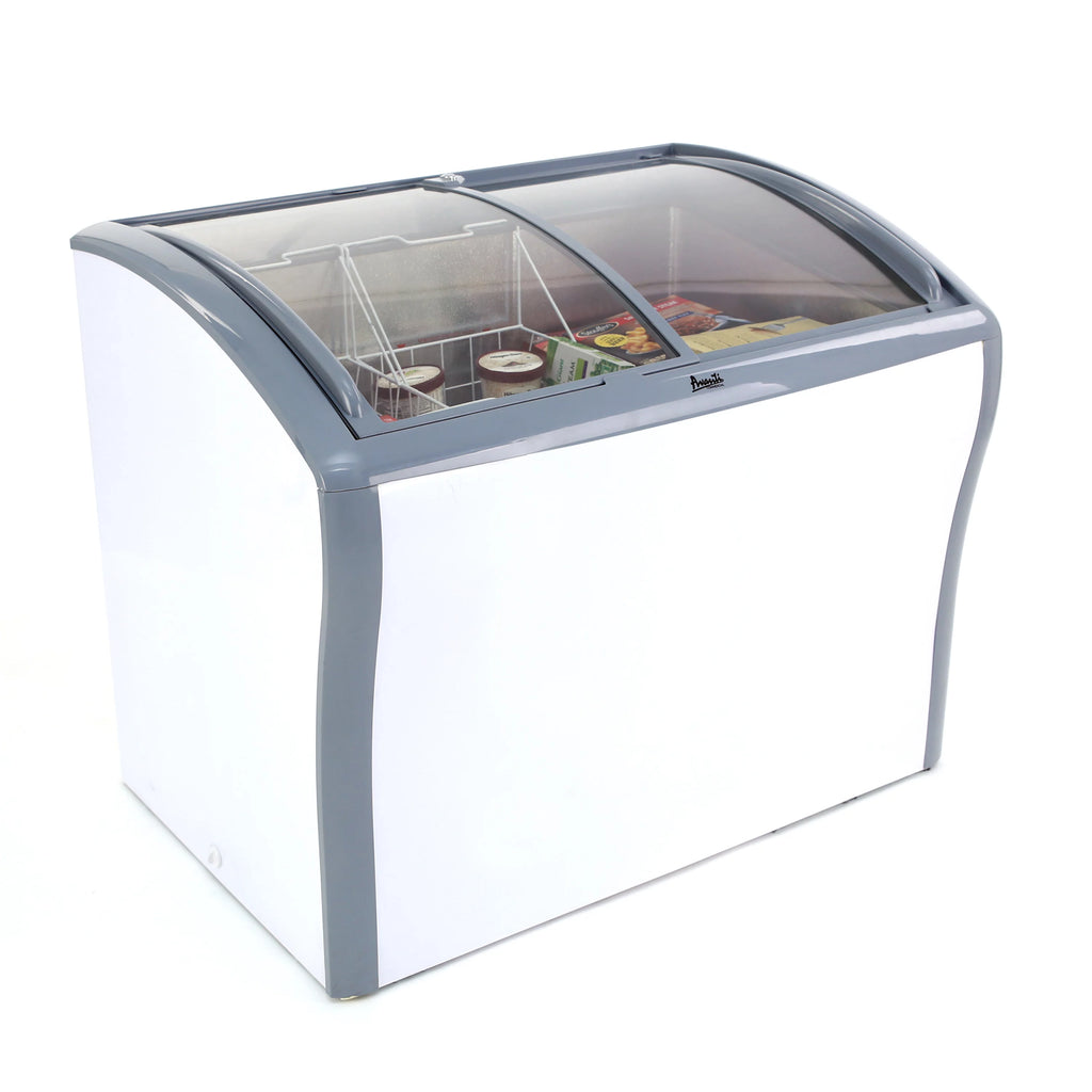 9.5 cu. ft. Glass Top Freezer or Refrigerator White G91333