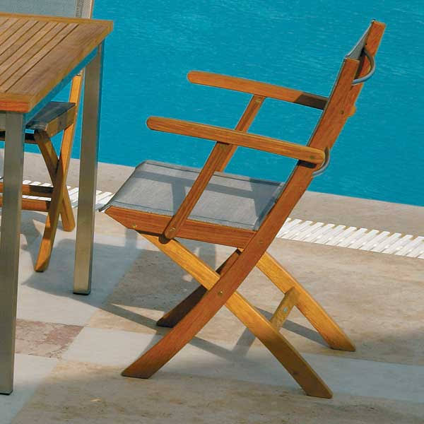 Teak Folding Armchair J63063