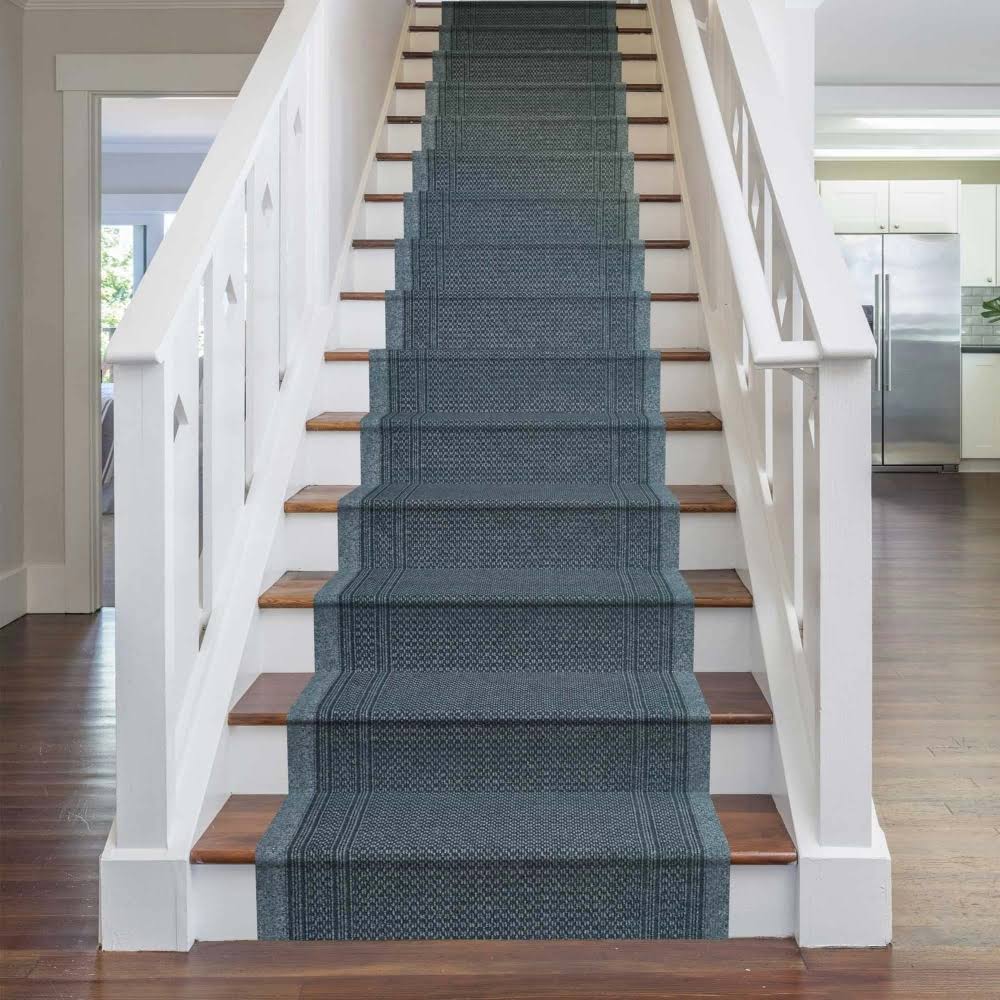 Aztec Gray Stair Carpet Runner 6 foot P850954