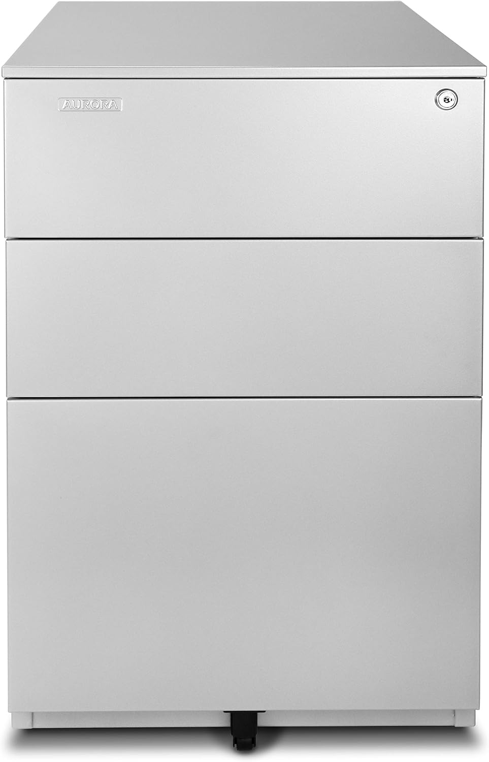 3-Drawer Metal Mobile File Cabinet with Lock B282