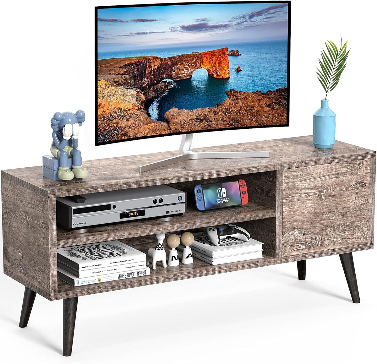 TV Console Table with Storage up to 55 in Q359