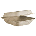 Fiber Hinged Containers 8 x 8 x 3 Natural N797499