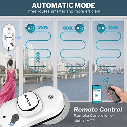 2800PA Automatic Window Cleaning Robot with Edge Detection Z595456