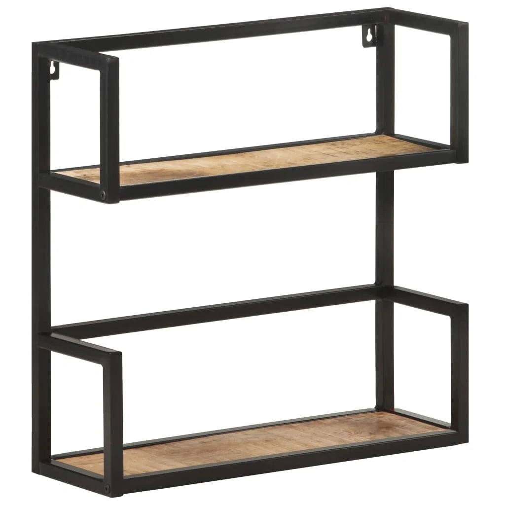Wall Shelf Rough Mango Wood V187176