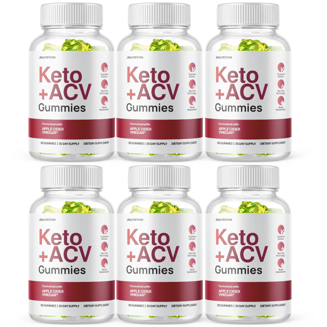 Keto + ACV 500mg Gummies - 6 Bottles N99280
