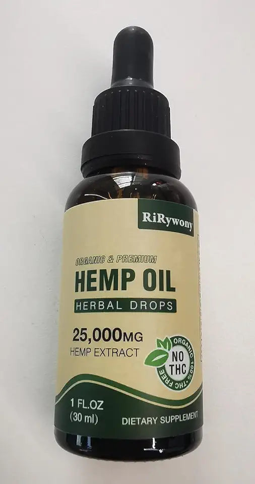 Hemp Oil Drops Natural Omega 3 6 9 Y3307