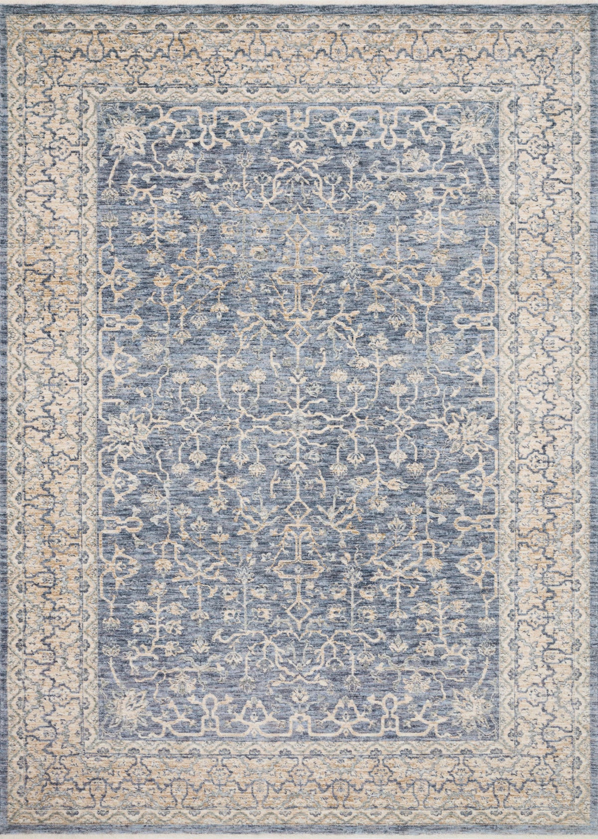 Dark Blue Ivory 7'10 x 7'10 Rug H697436