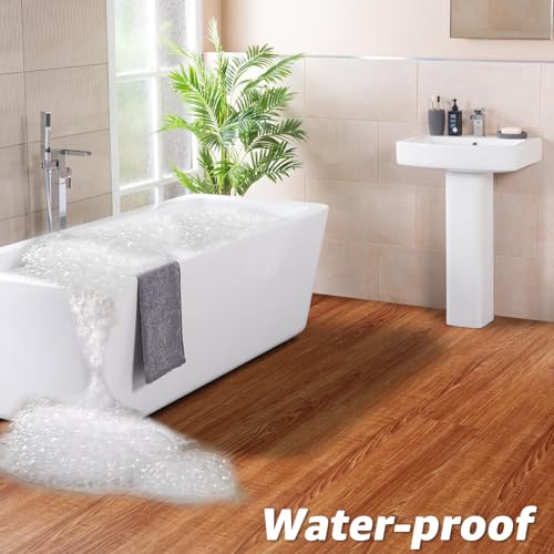 Interlocking Luxury Vinyl Flooring Tile 36 x 6 Inch 18-Pack S823