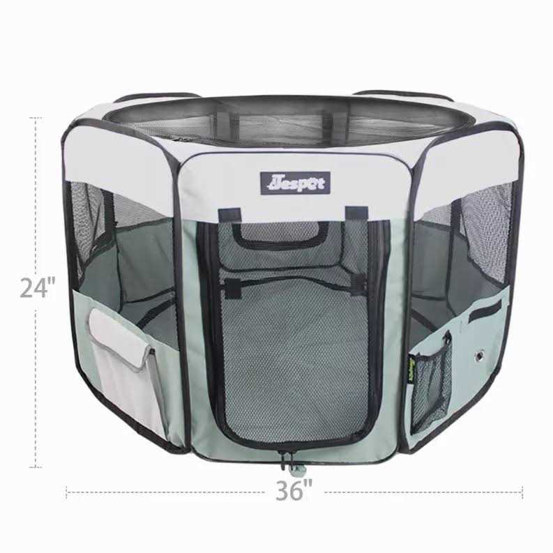 Portable Dog Exercise Pet Soft-Side Playpen H549775