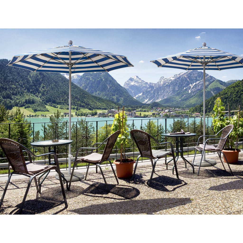 7.5 Ft Fiberglass Market Umbrella Push Open R5669