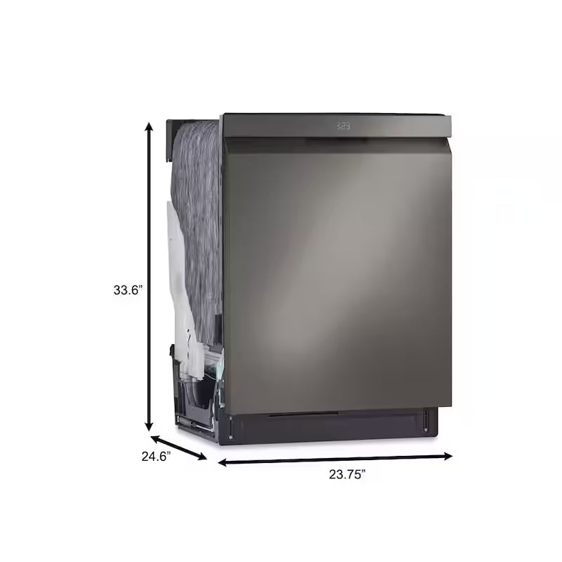24 in. Black Stainless Steel Smart Dishwasher X515