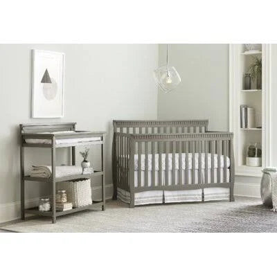 4-in-1 Convertible Crib Gray J576