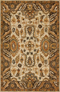 Ivory Dk Taupe Rug 7'9 x 9'9 D362