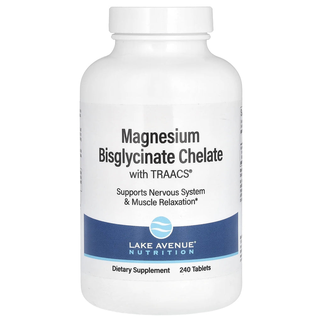 Magnesium Bisglycinate Chelate 200 mg 240 Tablets P776438