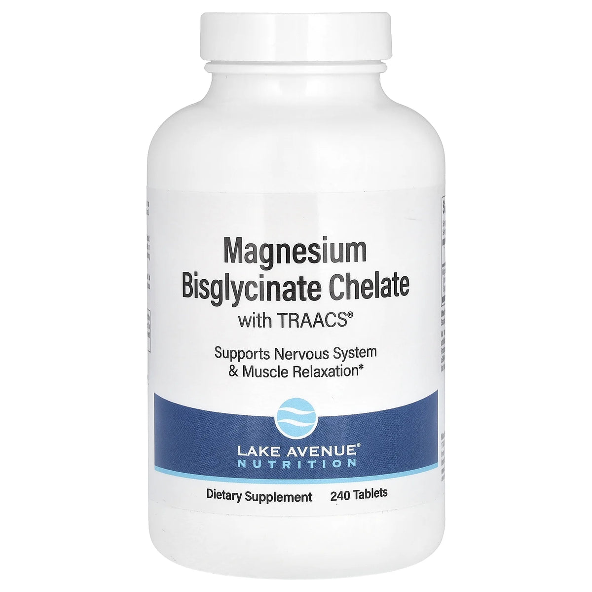 Magnesium Bisglycinate Chelate 200 mg 240 Tablets P776438
