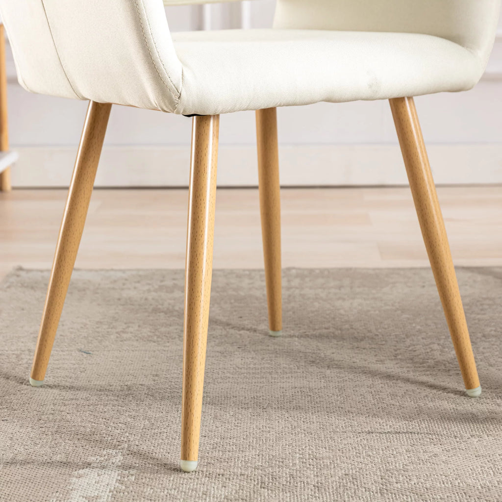 Modern Fabric Accent Chair with Metal Legs V260