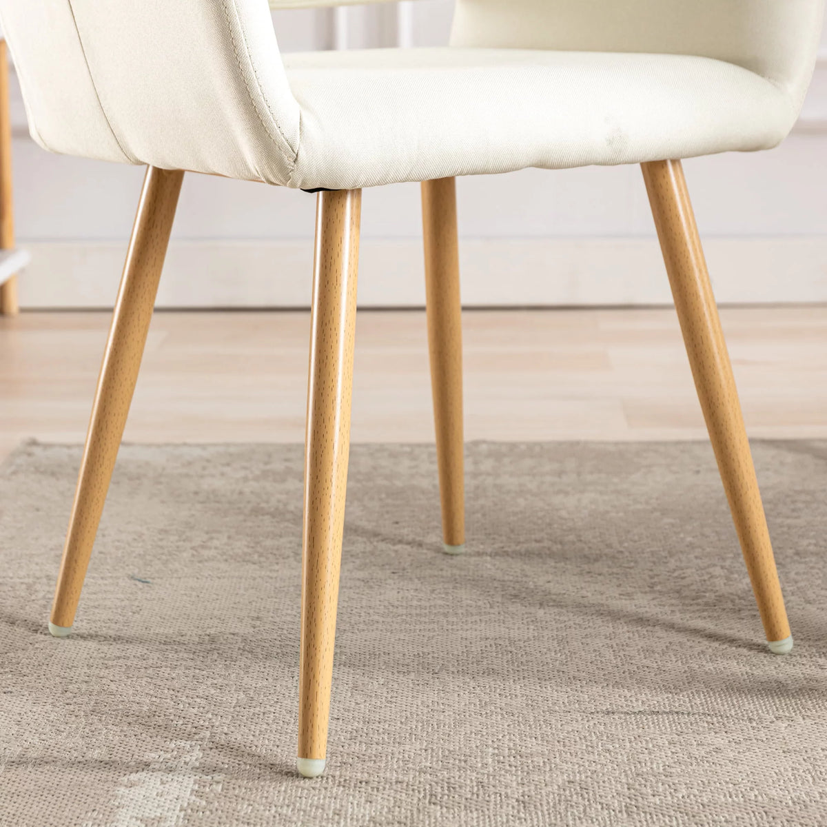 Modern Fabric Accent Chair with Metal Legs V260