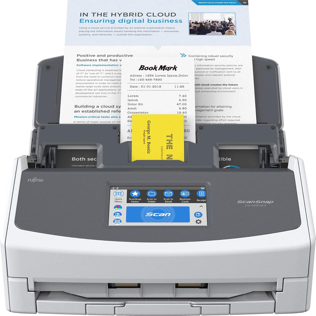 Black Document Scanner Z448