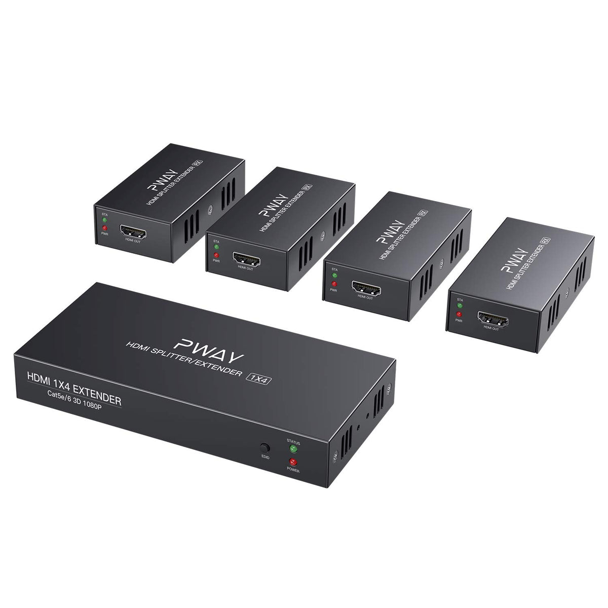 HDMI Extender Splitter 1x2 Port 1080P L88225