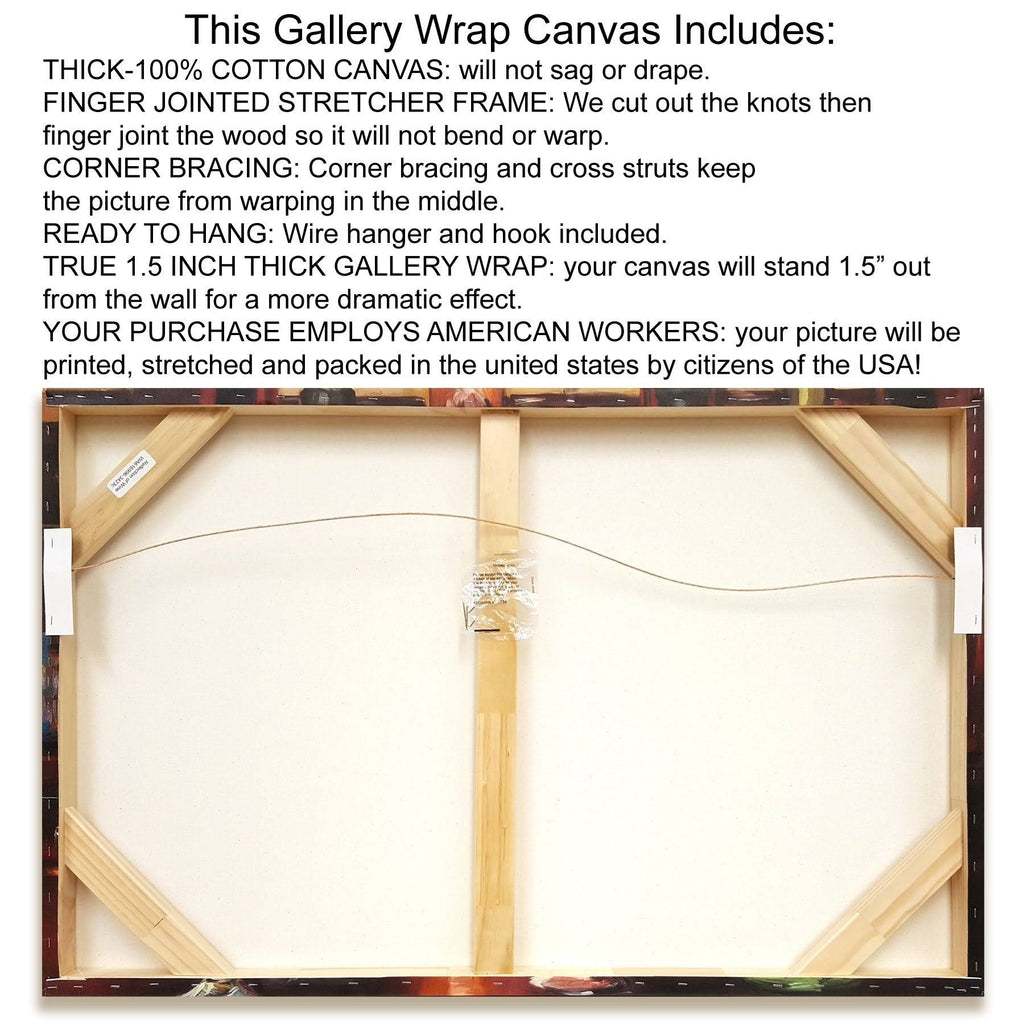 Starry Words II Gold Giclee on Gallery Wrap Canvas Z337