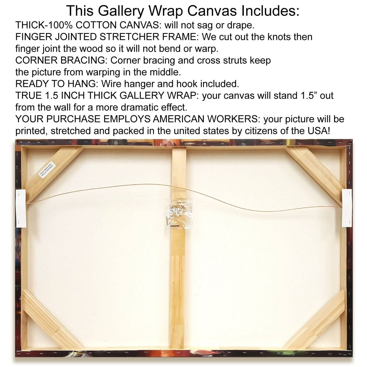 Starry Words II Gold Giclee on Gallery Wrap Canvas Z337