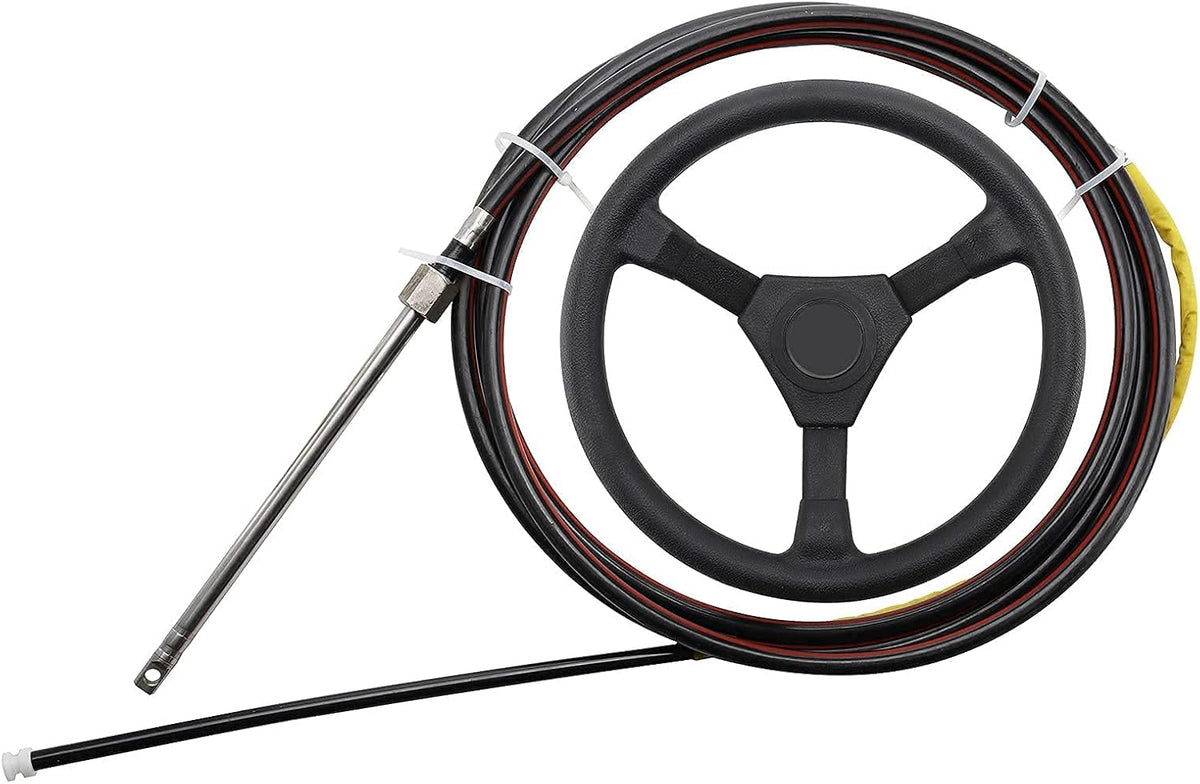 13' Boat Steering Cable with 13 Wheel R217