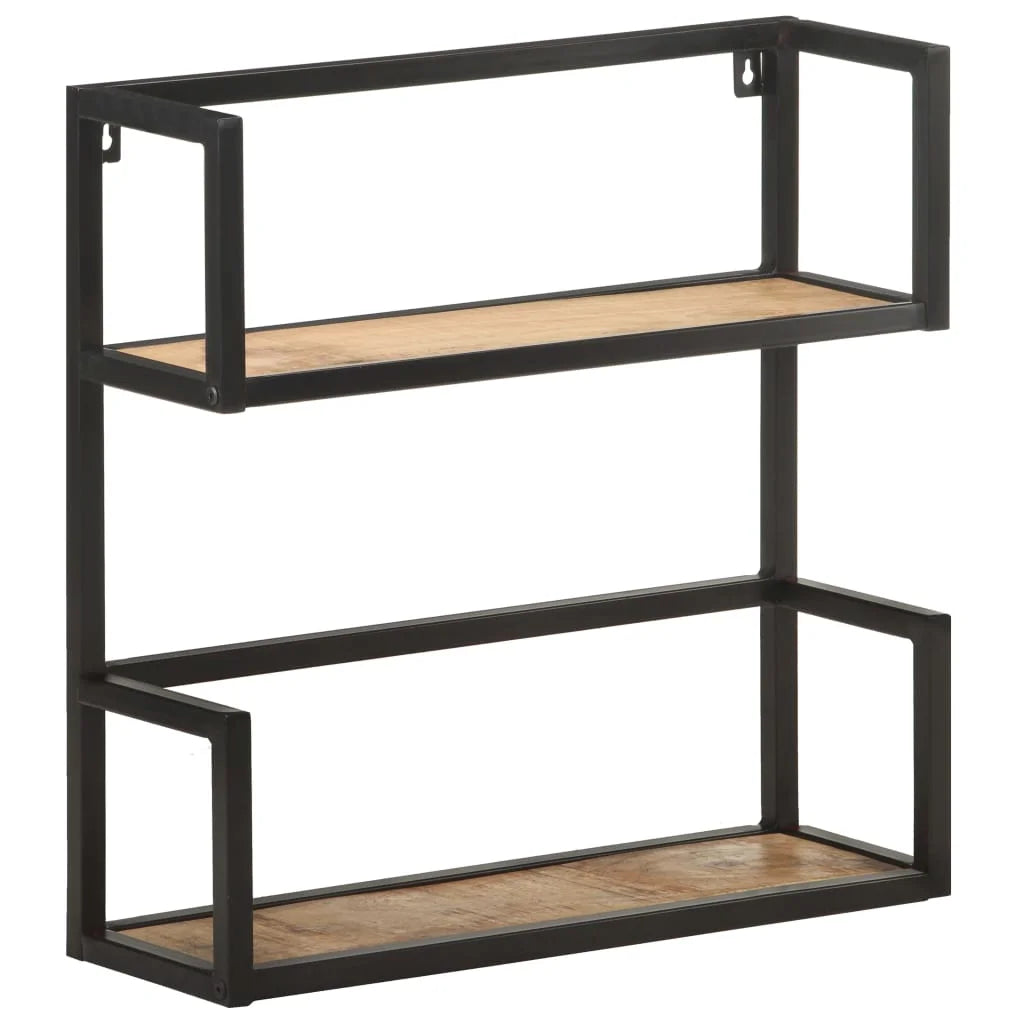 Wall Shelf Rough Mango Wood V187176