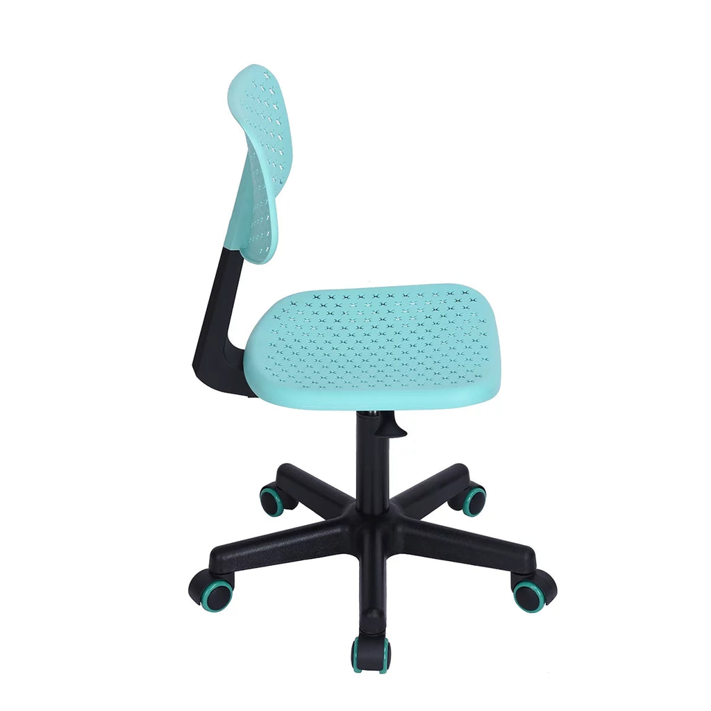 Turquoise Ergonomic Office Chair with Adjustable Height P847