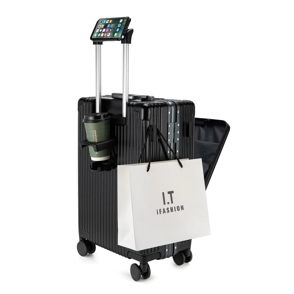 Aluminium Frame Hardside Expandable Spinner Wheel Luggage S4354