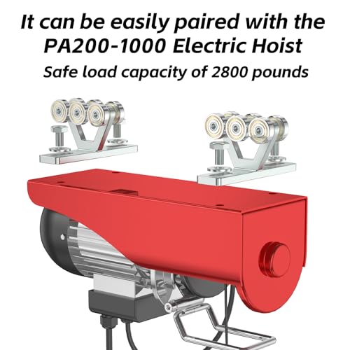 6 Wheel Hoist Trolley with Rollers Z5349