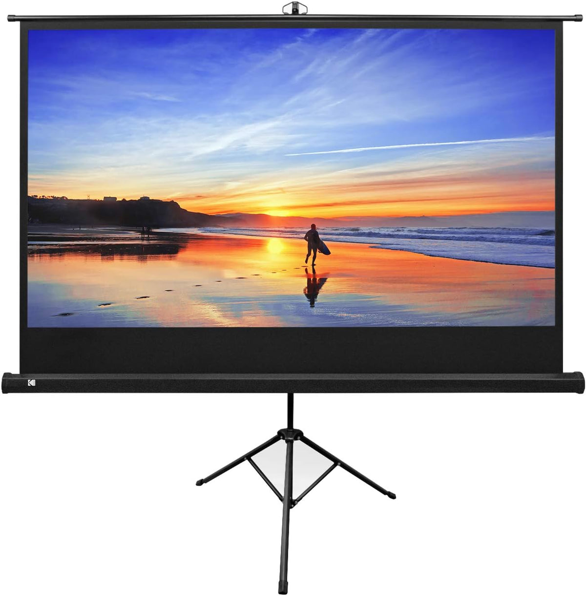 80” Portable Projection Screen with Tripod Stand and Carry Bag O765712