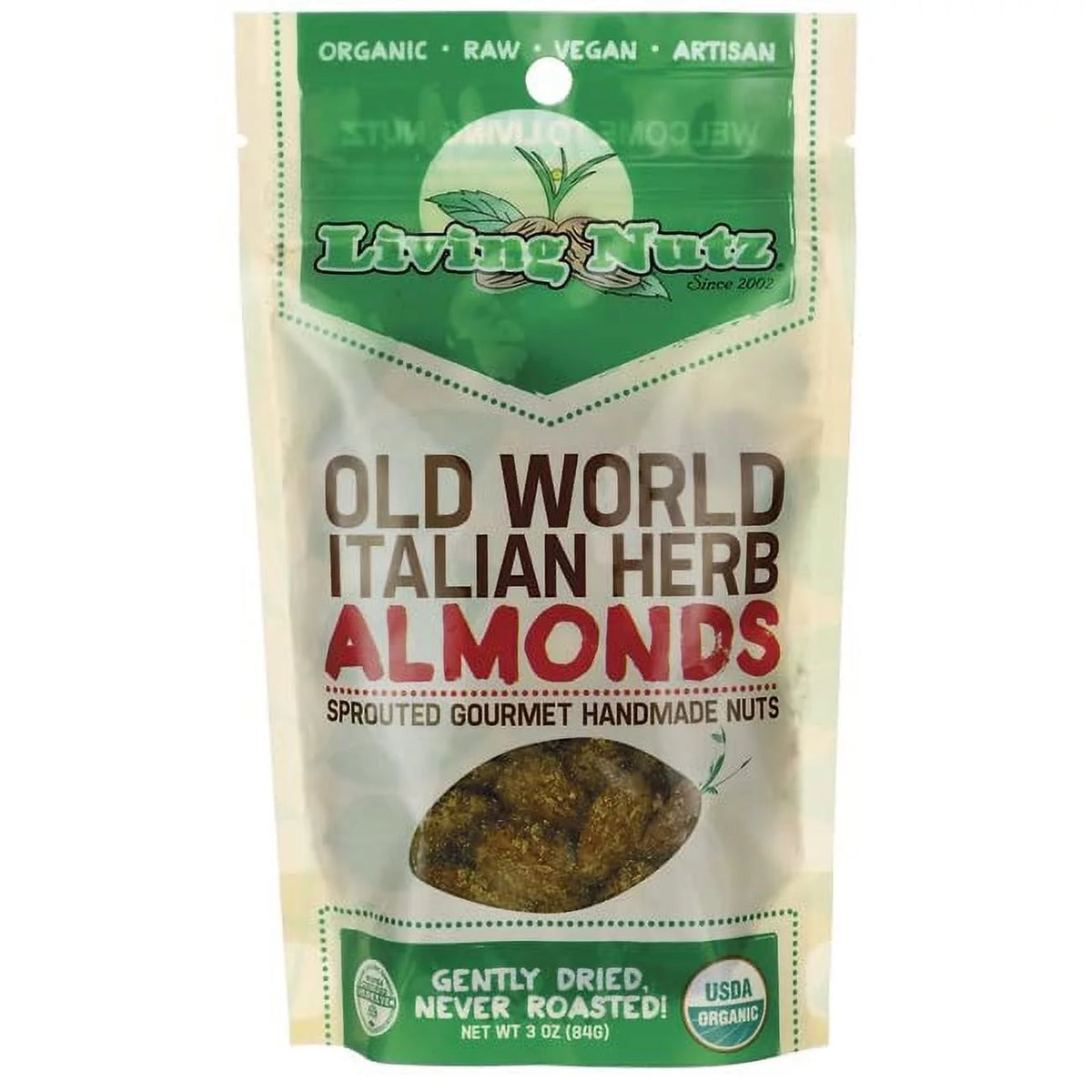 Italian Herb Almonds 3 Ounce V400